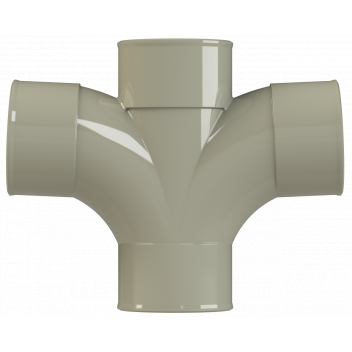 50MM MUPVC CROSS TEE 92.5DEG SG