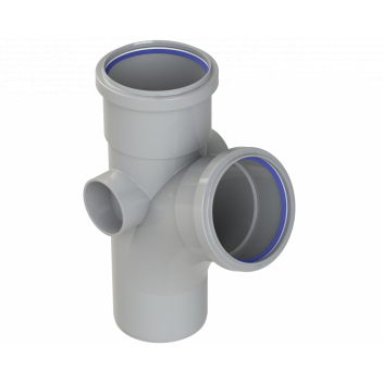 POLYPIPE RING-SEAL SINGL BRANCH;4\"/110MM 112.5D EQGY