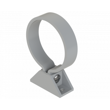 DPR68 PIPE CLIP (COMPLETE UNIT); WHITE