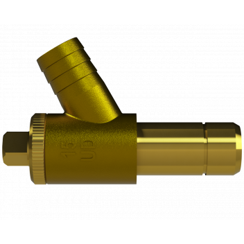 POLYPLUMB SPIGOT DRAINCOCK; 15MM