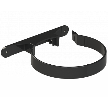 POLYPIPE RING-SEAL PIPE CLIPS (PLASTIC);6\"/160MM BLK