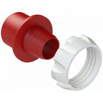 POLYFAST RED PE ADAPTOR SET; 25MM