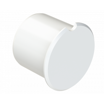 PUSHFIT SOCKET STOP END PLUG; 40MM WHITE