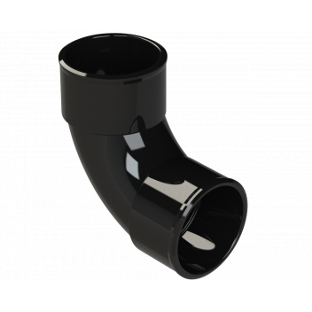 POLYPIPE S2000 40MM MUPVC 92.5DEG SWEPT BEND - BLACK