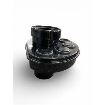 E.TUPLING 4\" SOIL MANIFOLD -  BLACK