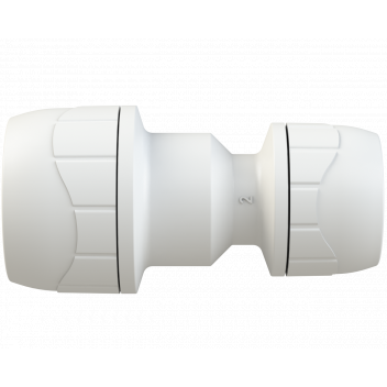 POLYPLUMB ENHANCED - 15X10 REDUCING COUPLER - WHITE