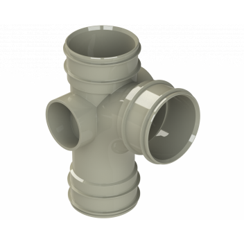 S2000 SINGLE BRANCH; 3\"/82MM 92.5DEG SOLV GREY