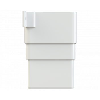 DPSQ65 PIPE CONNECTORS; FLUSH BRKT WHITE