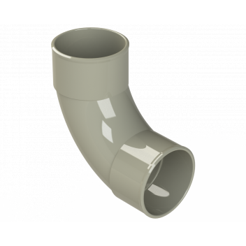 POLYPIPE S2000 50MM MUPVC 92.5DEG SWEPT BEND - SOLV GREY