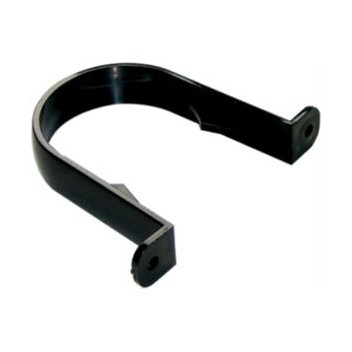 E.TUPLING 68MM ROUND DOWNPIPE CLIP - BLACK