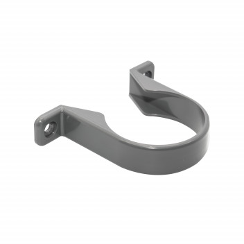 FLOPLAST S/WELD PIPE CLIP; 50MM GREY