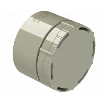 POLYPIPE RING-SEAL ACCESSCAP;SOLV SCKT TAIL 4\"/110SG