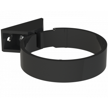 POLYPIPE RING-SEAL PIPE CLIPS (PLASTIC);3\"/82MM BLCK