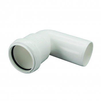 FLO PUSHFIT SWIVEL BEND 90 DEG; 40MM WHT