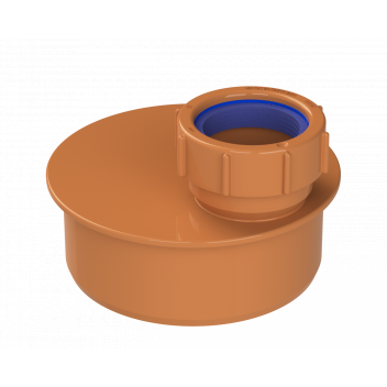 DRAIN WASTE PIPE ADAPTOR; 4\"/110MM