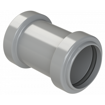 PUSHFIT STRAIGHT COUPLING; 32MM GREY