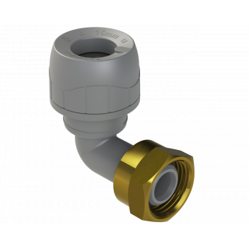 POLYPLUMB BENT TAP CONNECTOR;15MM X 1/2\"