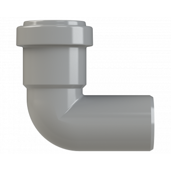PUSHFIT SWIVEL BEND 91.25DEG; 32MM GREY