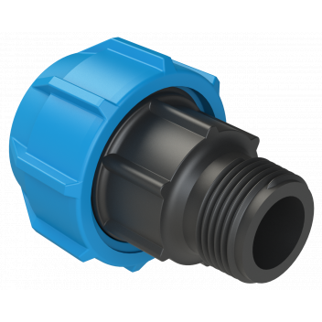 POLYFAST MALE ADAPTOR; 25MM X 3/4\" BSP