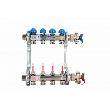 UFH S/S EUROCONE MANIFOLD; 4 PORT