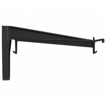 OGEE EXTRA TOP HANG FASCIA BRACKET;BLACK