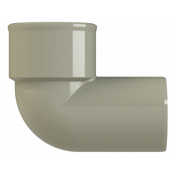 POLYPIPE S2000 32MM MUPVC 90DEG CONVERSION BEND - SOLV GREY