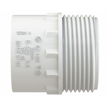S/WELD ADAPTOR; 32MM WHITE