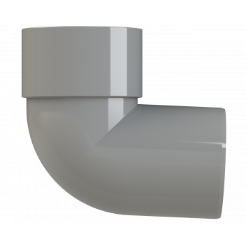 S/WELD SWIVEL BEND 92.5DEG; 50MM GREY