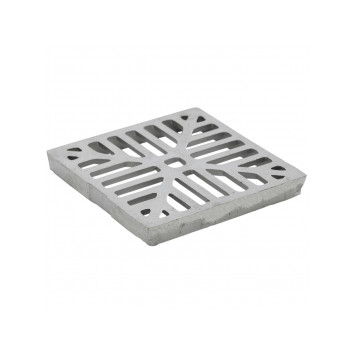 DRAIN SQUARE ALUMINIUM GRID; 4\"/110MM