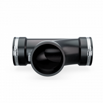 FERNCO PVC FLEXIBILE TEE 105-116MM (4\")