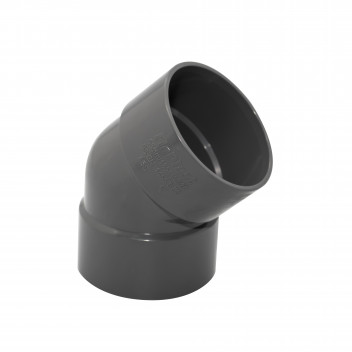 FLOPLAST S/WELD OBTUSE BEND 45 DEG OBTUSE OFFSET; 50MM GREY