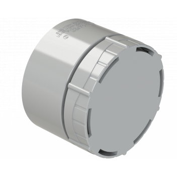 POLYPIPE RING-SEAL ACCESSCAP;SOLV SCKT TAIL 4\"/110GY