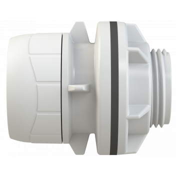 POLYPLUMB ENHANCED - 28X1\" TANK CONNECTOR - WHITE