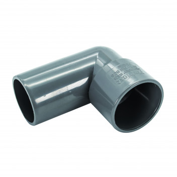 FLOPLAST S/WELD SWIVEL BEND 90 DEG; 32MM GREY
