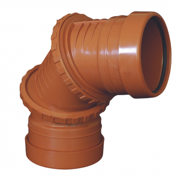 E.TUPLING 110MM UG DOUBLE SOCKET 0-90 ADJ BEND