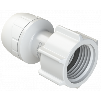 POLYPLUMB ENHANCED - 10X1/2\" HAND TIGHT TAP CONNECTOR - WHITE