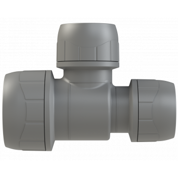 POLYPLUMB BRANCH & ONE END REDUCED TEE 22X15X15