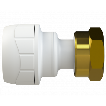 POLYPLUMB ENHANCED - 22X3/4\" STRAIGHT TAP CONNECTOR - WHITE