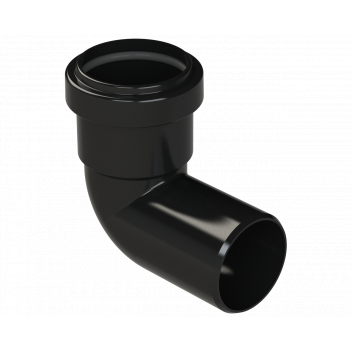 PUSHFIT SWIVEL BEND 91.25DEG; 40MM BLACK