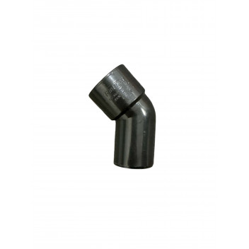 FLOPLAST S/WELD SPIGOT BEND 45 DEG OBTUSE OFFSET; 40MM BLACK