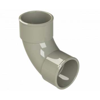 POLYPIPE S2000 40MM MUPVC 92.5DEG SWEPT BEND - SOLV GREY