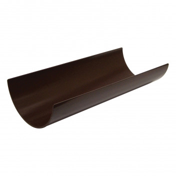 FLO RWHR112 HALF ROUND GUTTER;2M BRN