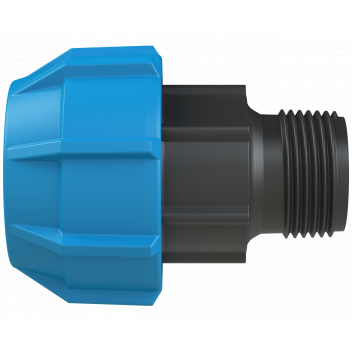 POLYFAST MALE ADAPTOR; 25MM X 3/4\" BSP
