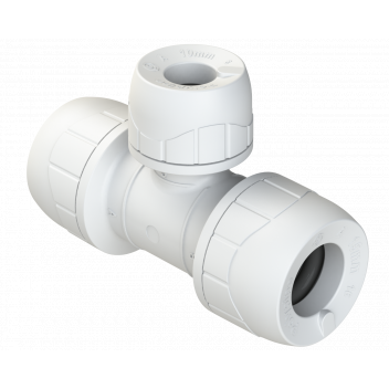 POLYPLUMB ENHANCED - 15X15X10 BRANCH RED TEE - WHITE