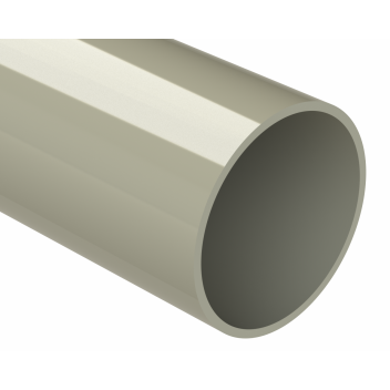POLYPIPE S2000 50MM MUPVC WASTE PIPE - 3M - SOLV GREY