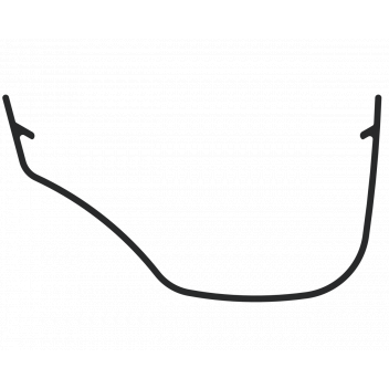 OGEE EXTRA GUTTER; 4M BLACK