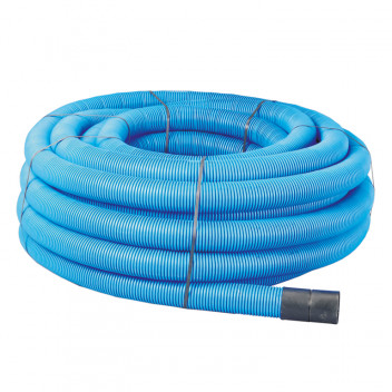 (WATER) TWINWALL DUCTING - 110MM X 50M - BLUE (INC. COUP)