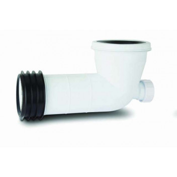KWICKFIT 90DEG CONNECTOR; 4\"/110MM WHITE