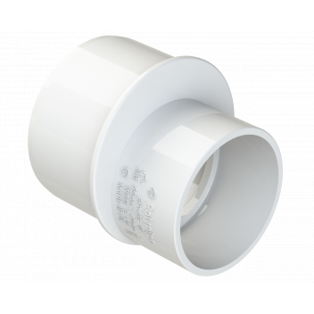 S/WELD REDUCER; 40MM (FROM 50MM) WHITE