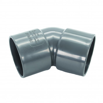 FLOPLAST S/WELD OBTUSE BEND 45 DEG OBTUSE OFFSET; 40MM GREY